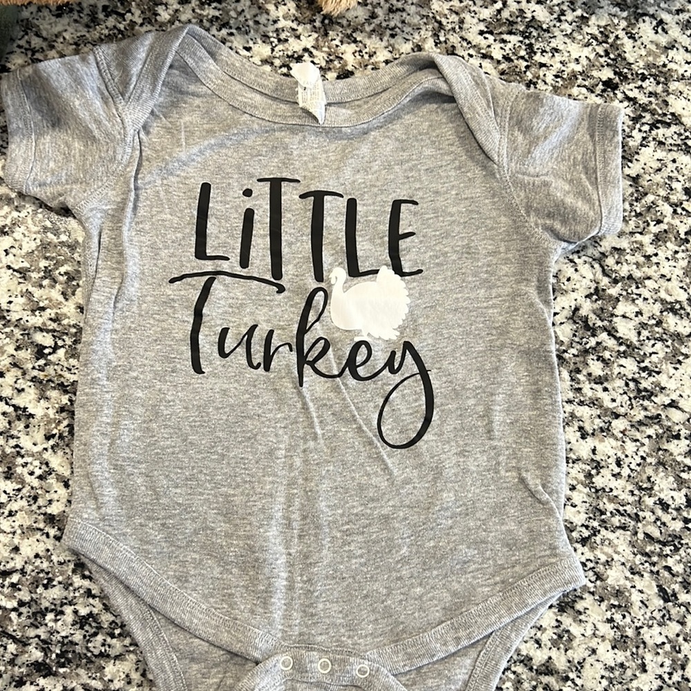 Little Turkey onesie.  24 months